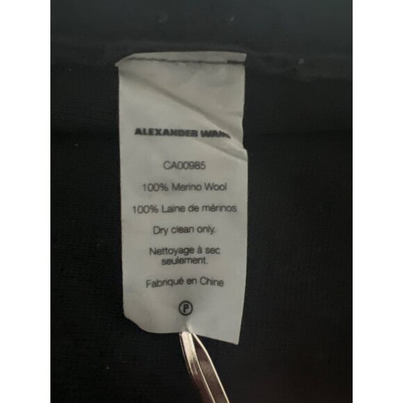 T by Alexander Wang Merino One Shoulder Dress - Picture 8 of 10